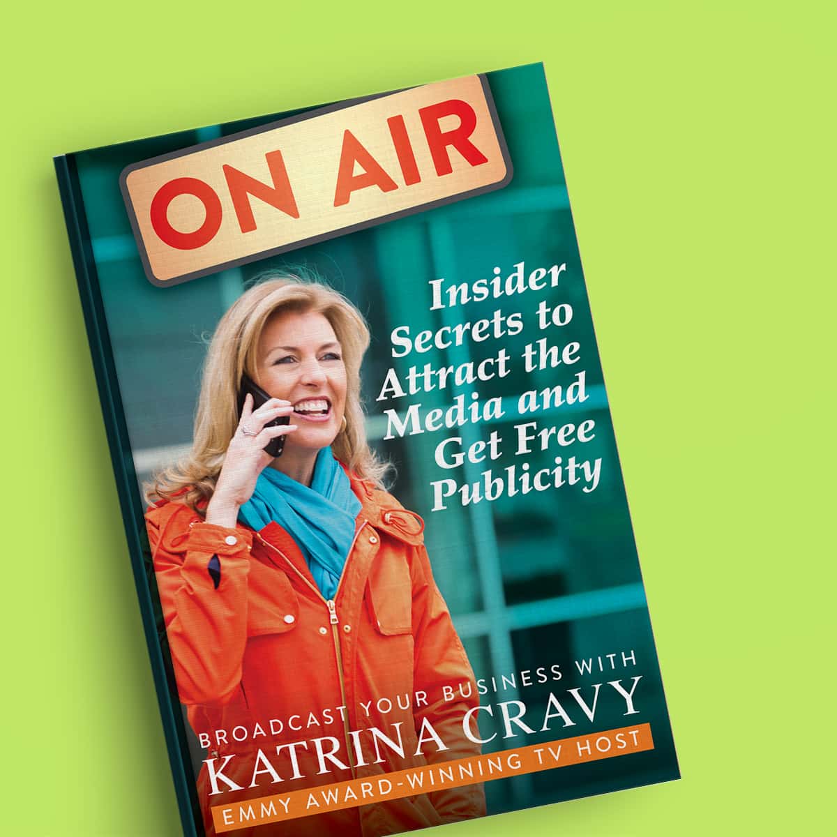 Katrina Cravy On Air Book Cover On Green Background